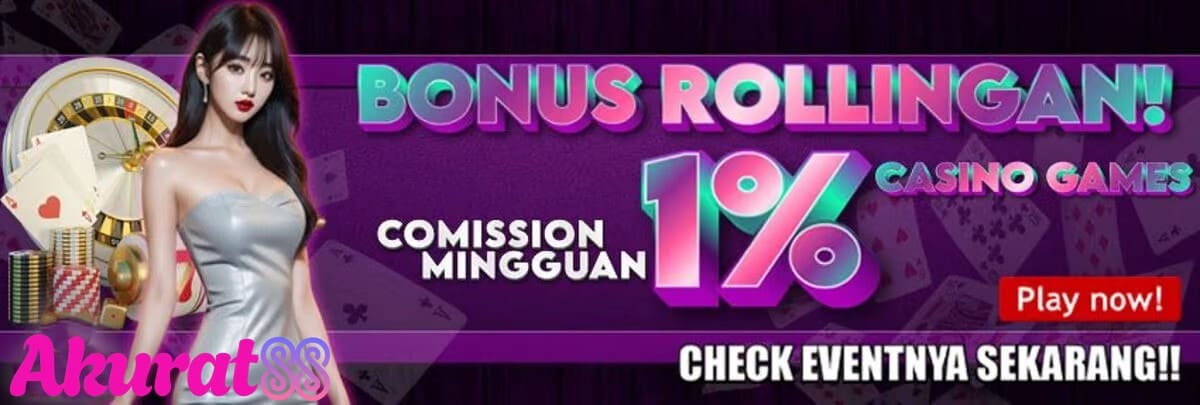MEGA BONUS MINGGUAN LIVE CASINO AKURAT88